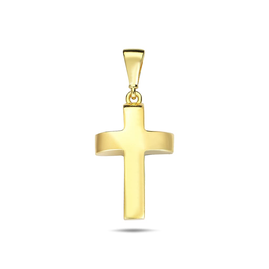 Висулка кръст от жълто злато 14 к.