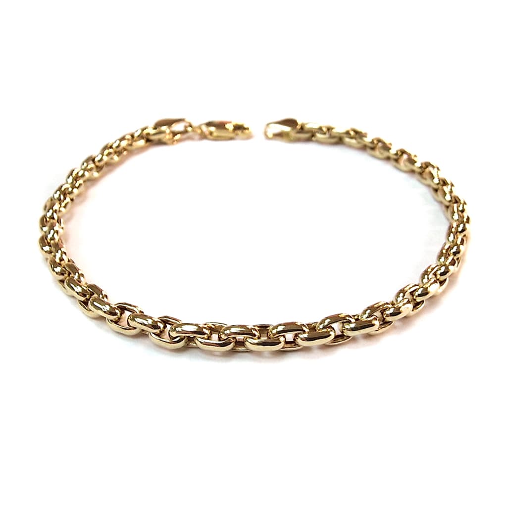 Гривна от жълто злато 14 карата