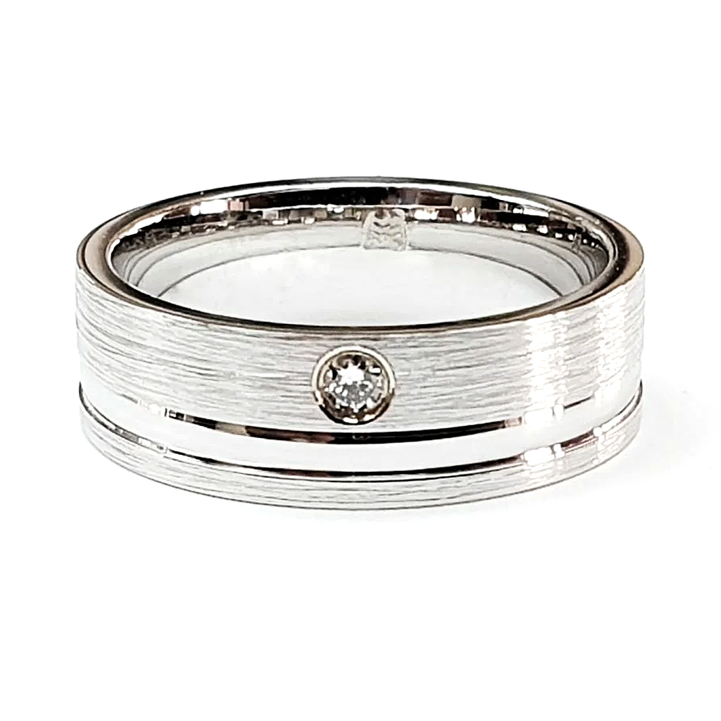 Brachna Halka Byalo Zlato I Diamant 003 K