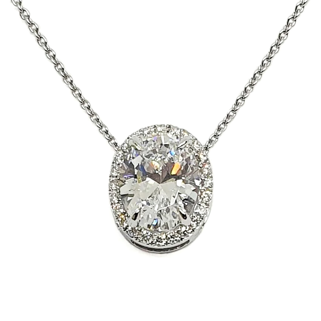 Kolie S Topaz Oval 307 K I Diamanti 013 K