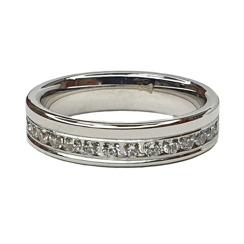 Brachna Halka Ot Byalo Zlato 14 K S Czirkoni