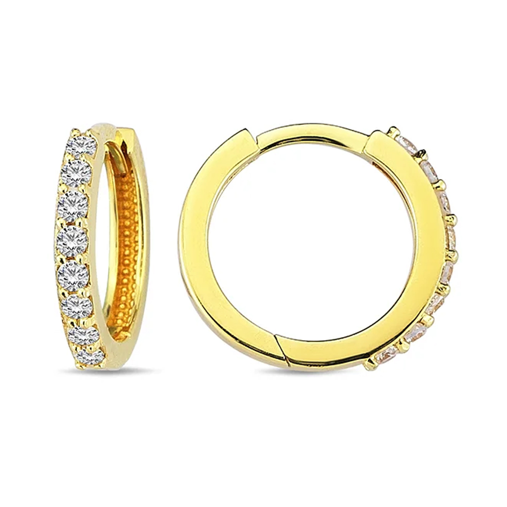 Damski Obeczi Halki Ot Zhalto Zlato 14 K Pokriti S Czirkoni