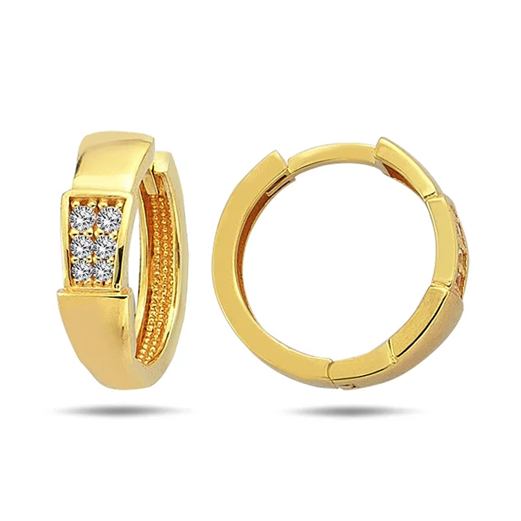 Damski Obeczi Halki Ot Zhalto Zlato 14 K S Akczent Ot Czirkoni