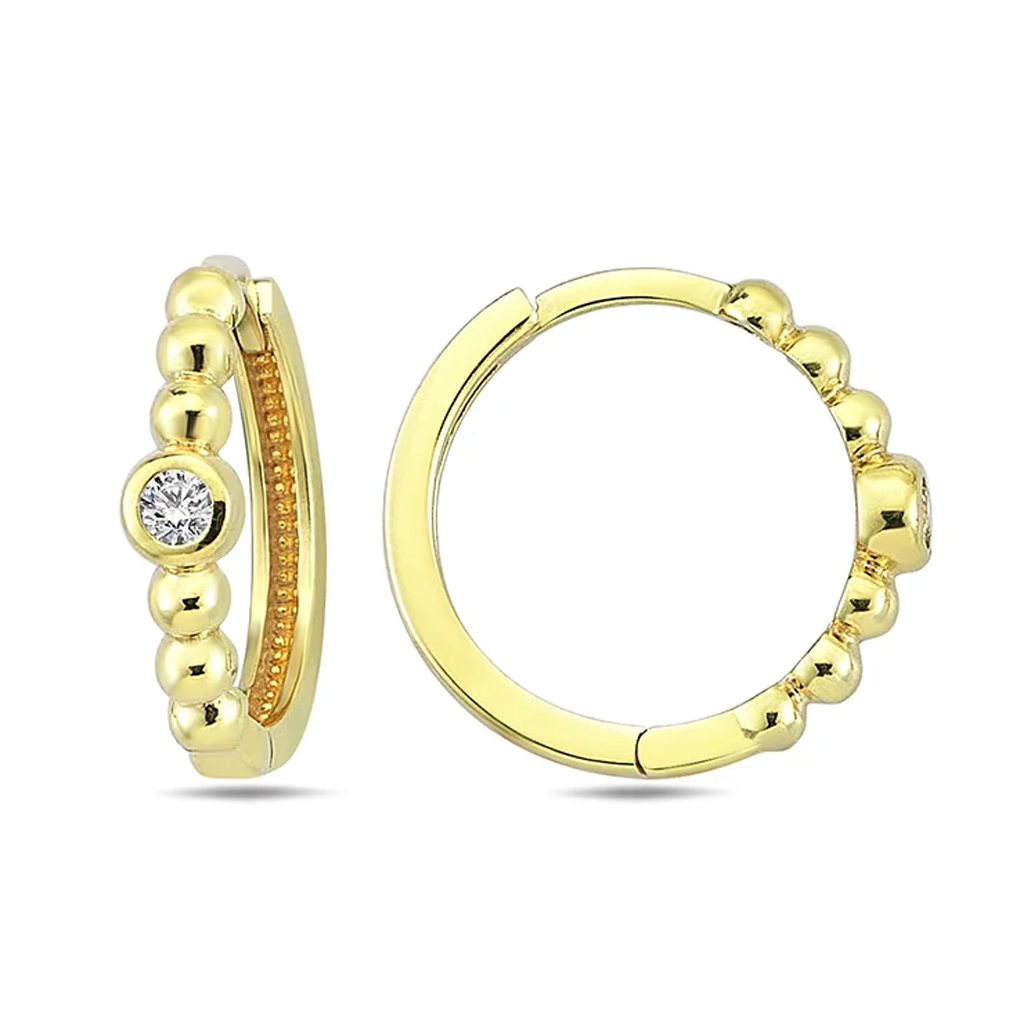 Relefni Obeczi Ot Zhalto Zlato 14 K S Kamak Czirkon