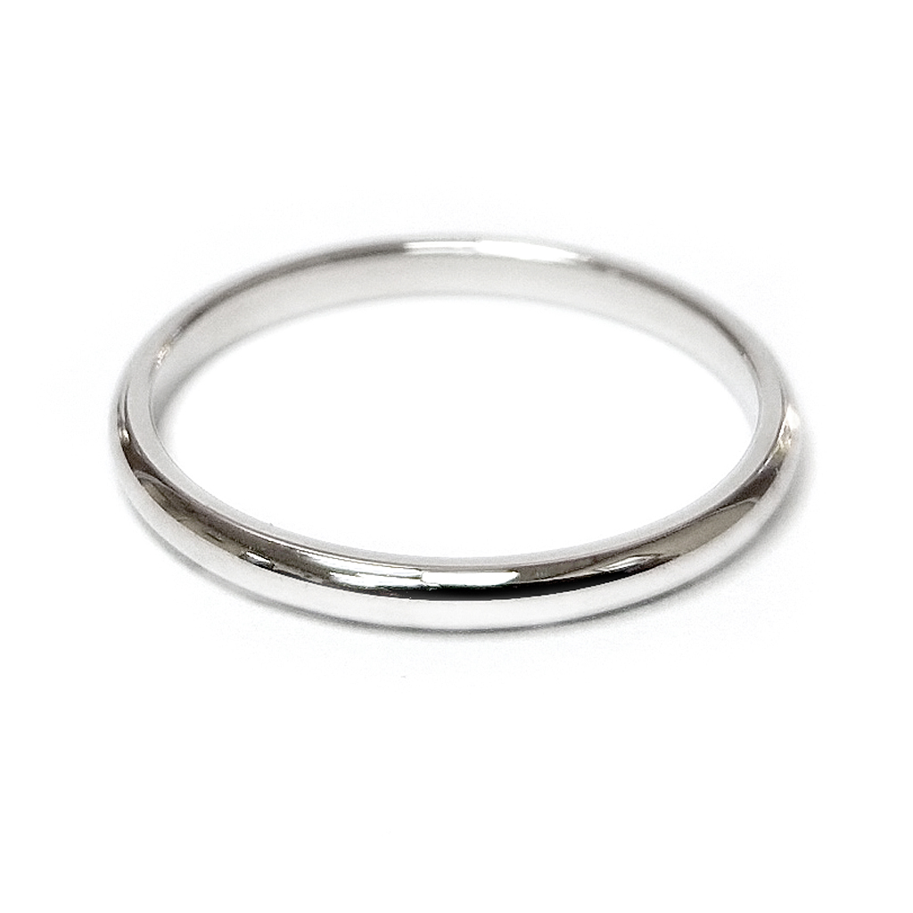 Klasicheska Brachna Halka Ot Byalo Zlato 14 K